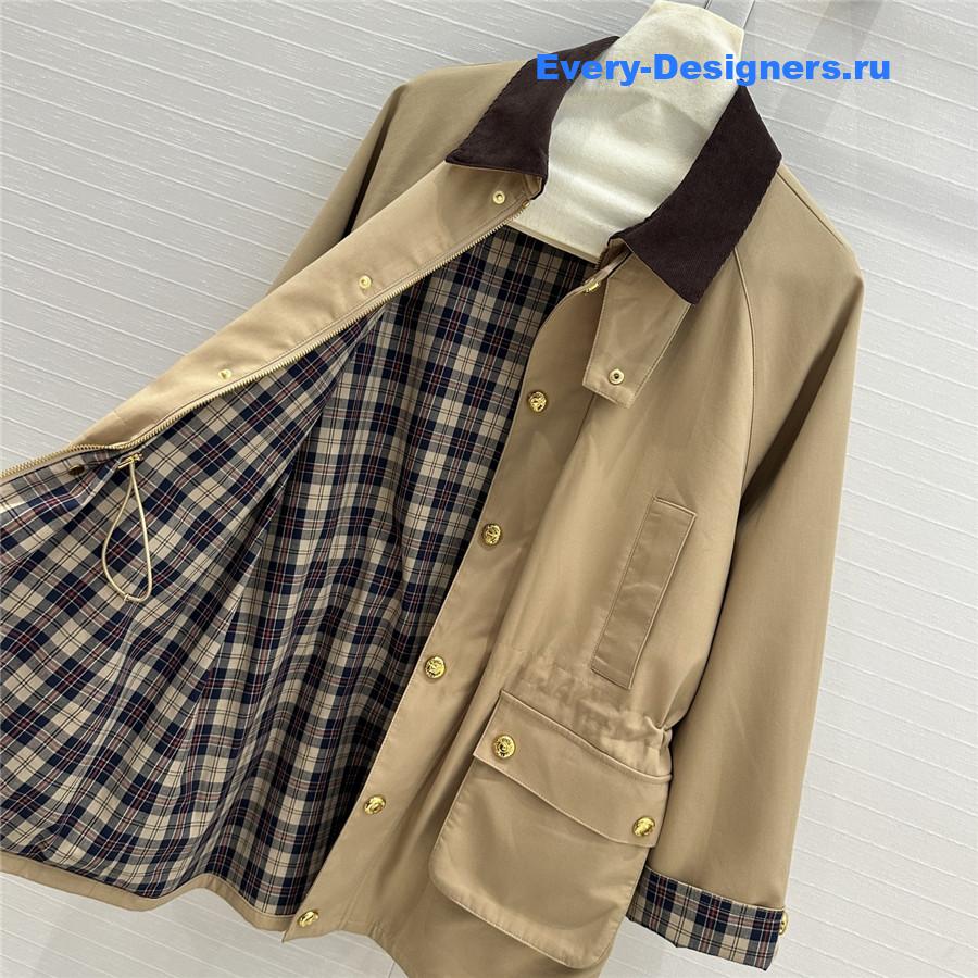 Miu Miu Corduroy Lapel Coat