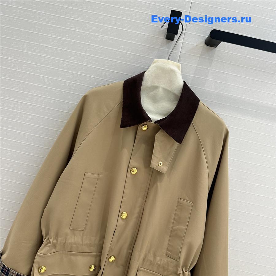Miu Miu Corduroy Lapel Coat