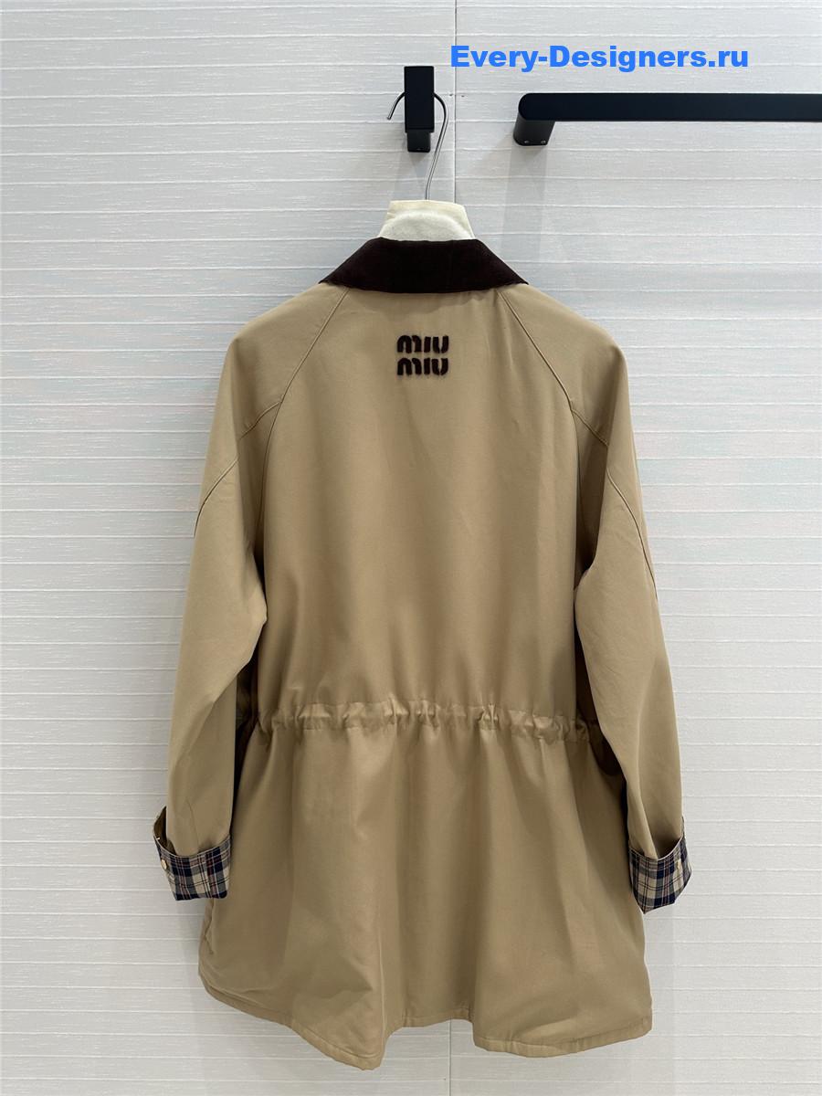 Miu Miu Corduroy Lapel Coat