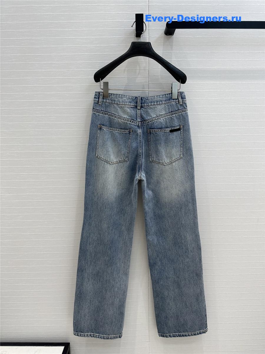 A1exa*der wang blue straight jeans