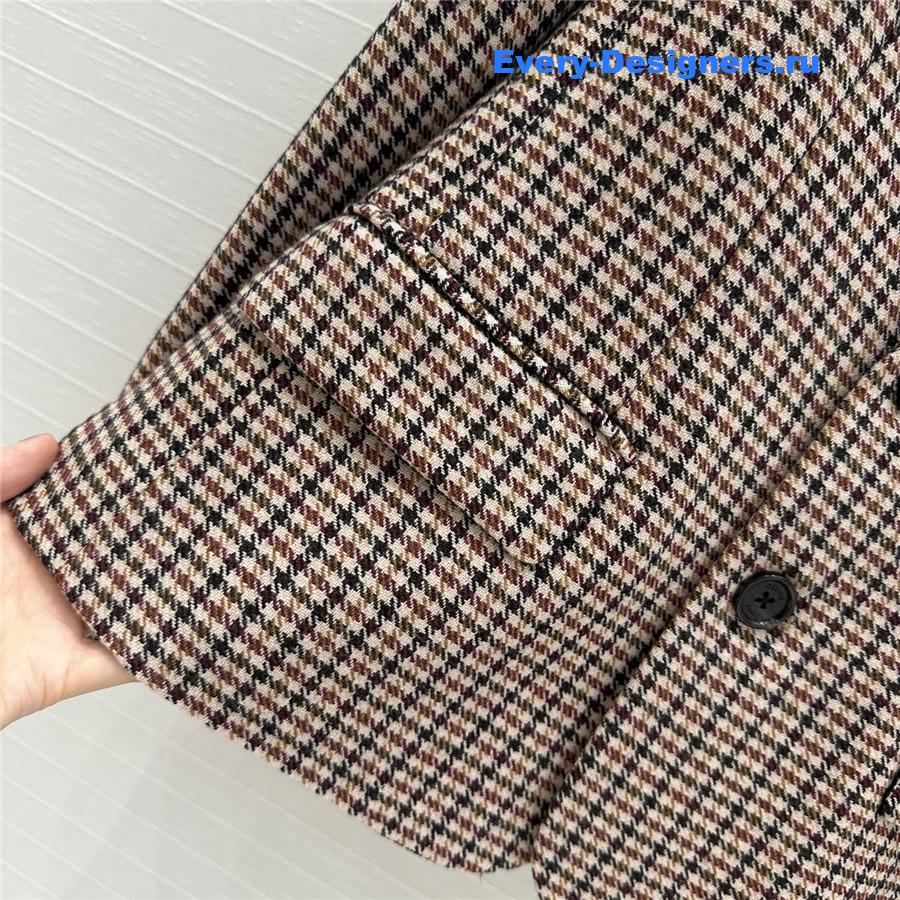 Ce1i*e houndstooth blazer for women