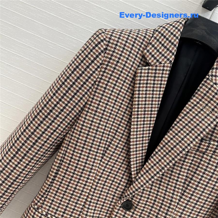 Ce1i*e houndstooth blazer for women