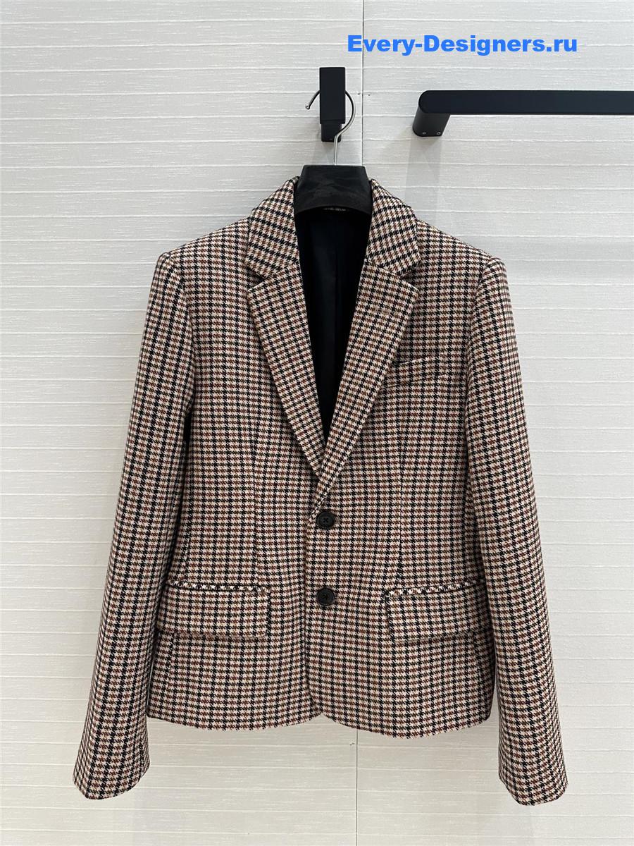 Ce1i*e houndstooth blazer for women