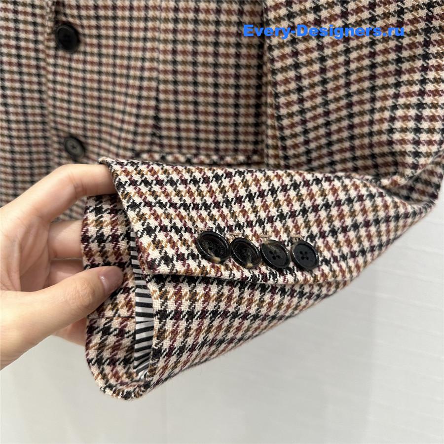 Ce1i*e houndstooth blazer for women