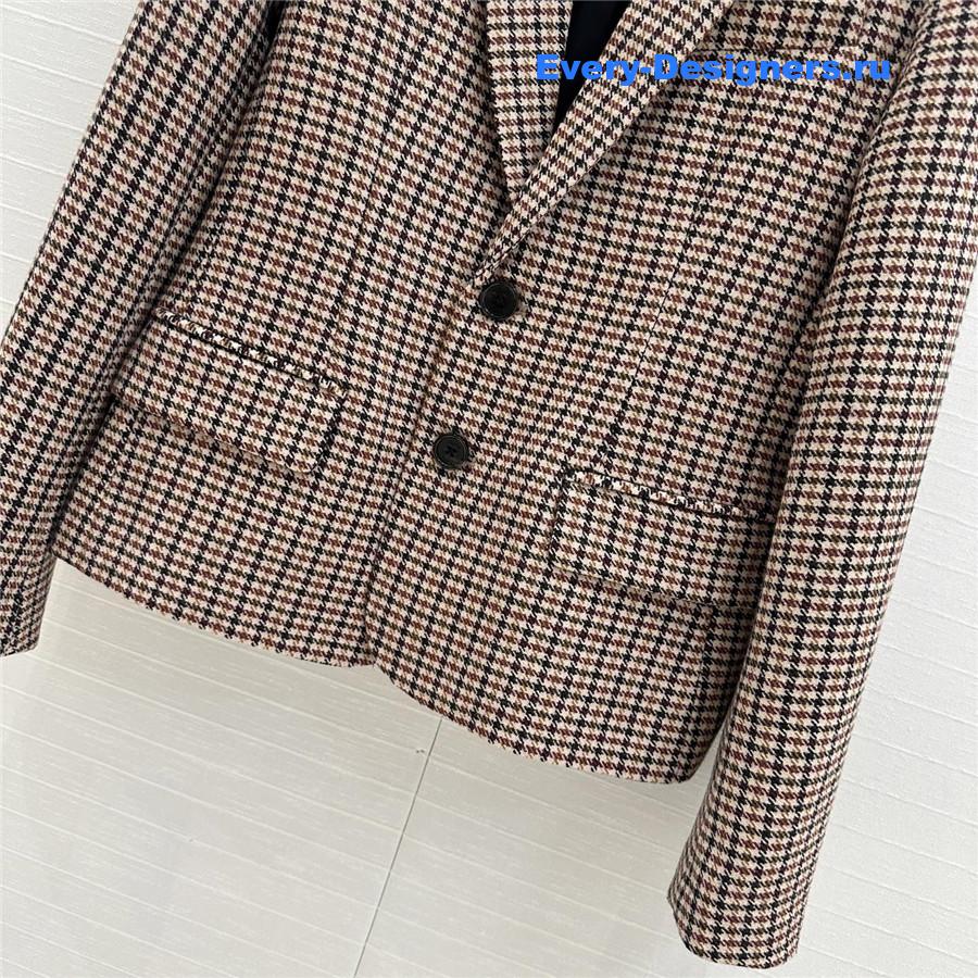 Ce1i*e houndstooth blazer for women