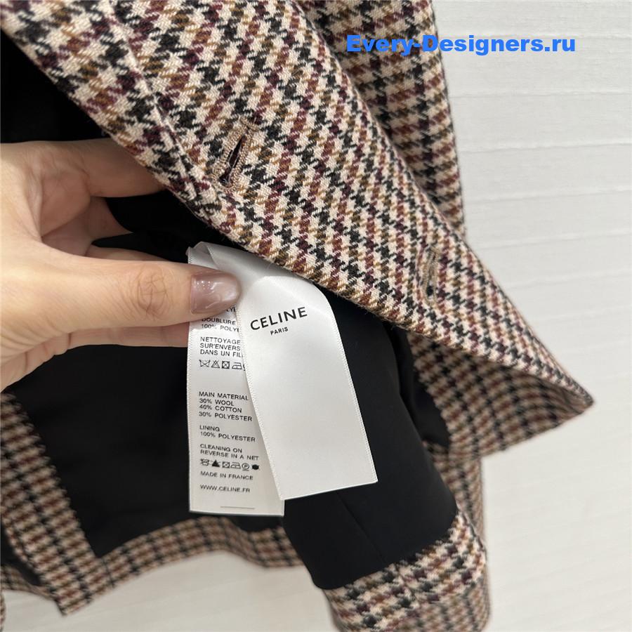 Ce1i*e houndstooth blazer for women