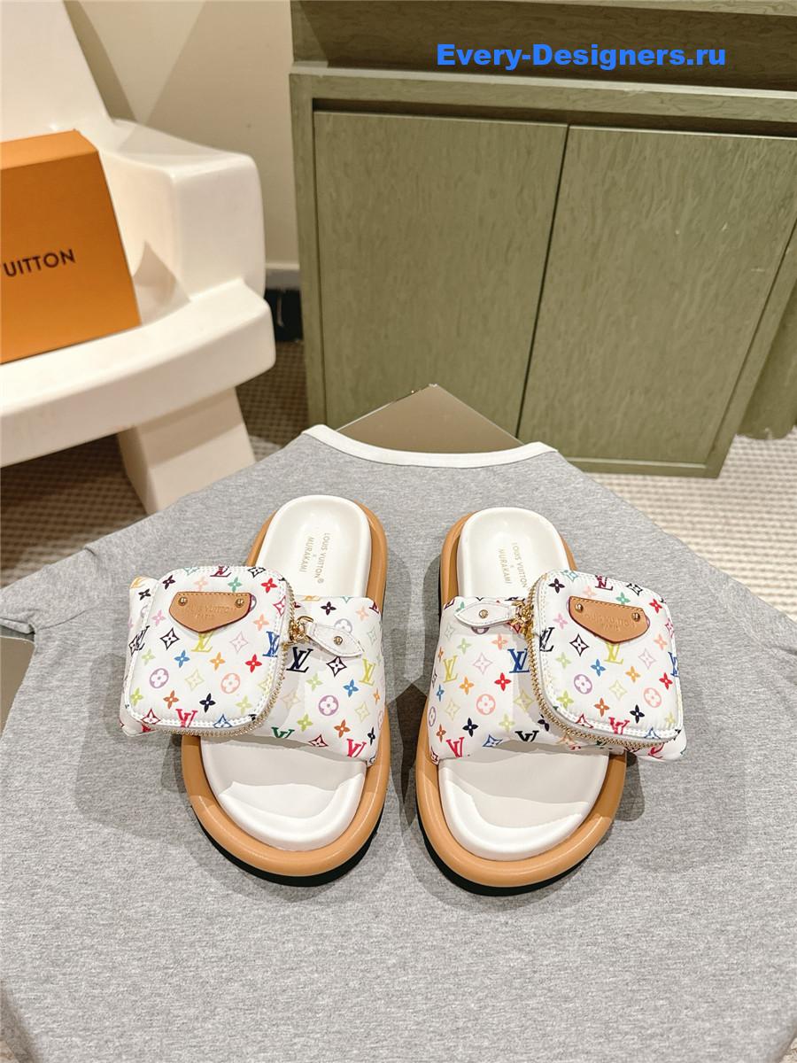 l0vis Vvtt0n lv x tm pool pillow flat comfort mule