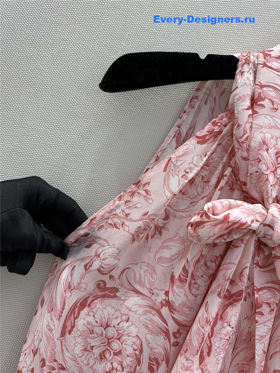 Va1e*ntin0 flower print halter silk top