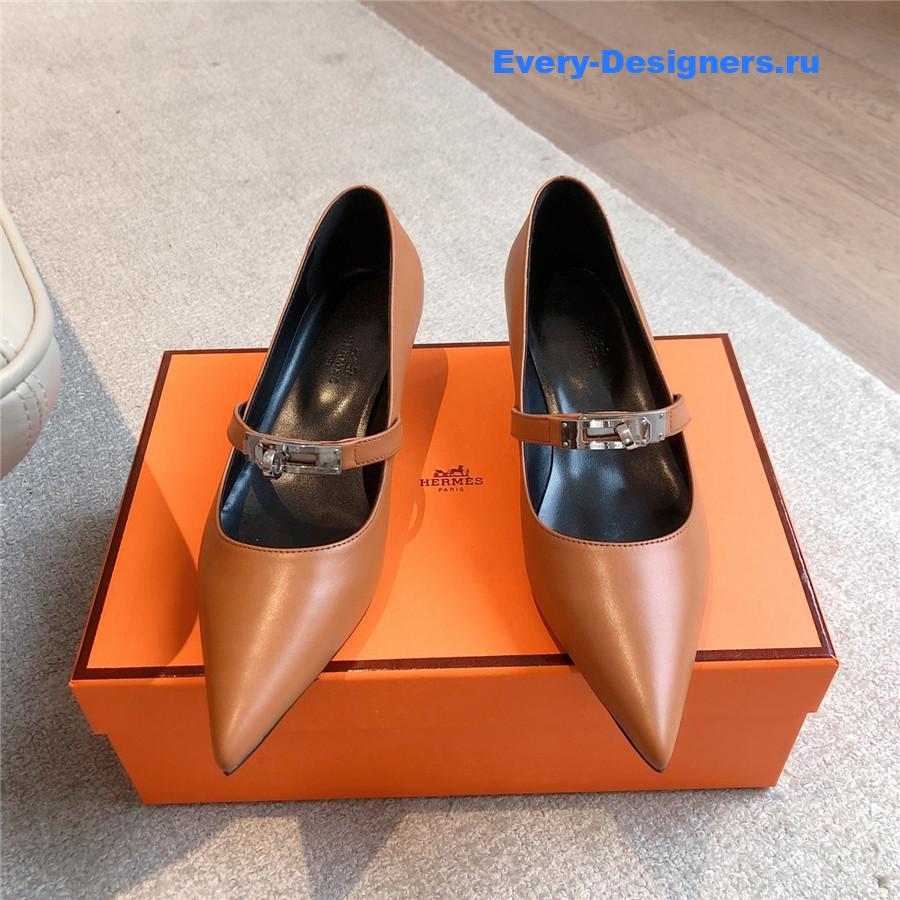 H**me5 kiara 40 pumps brown