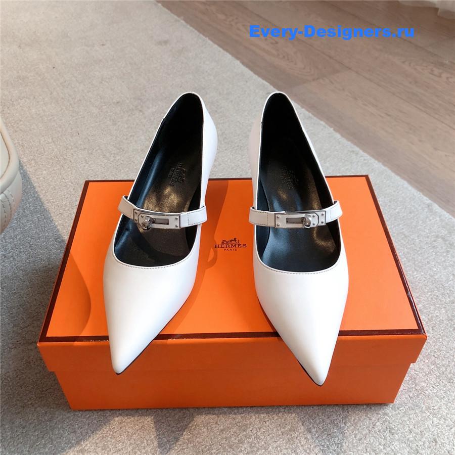 H**me5 kiara 40 pumps white