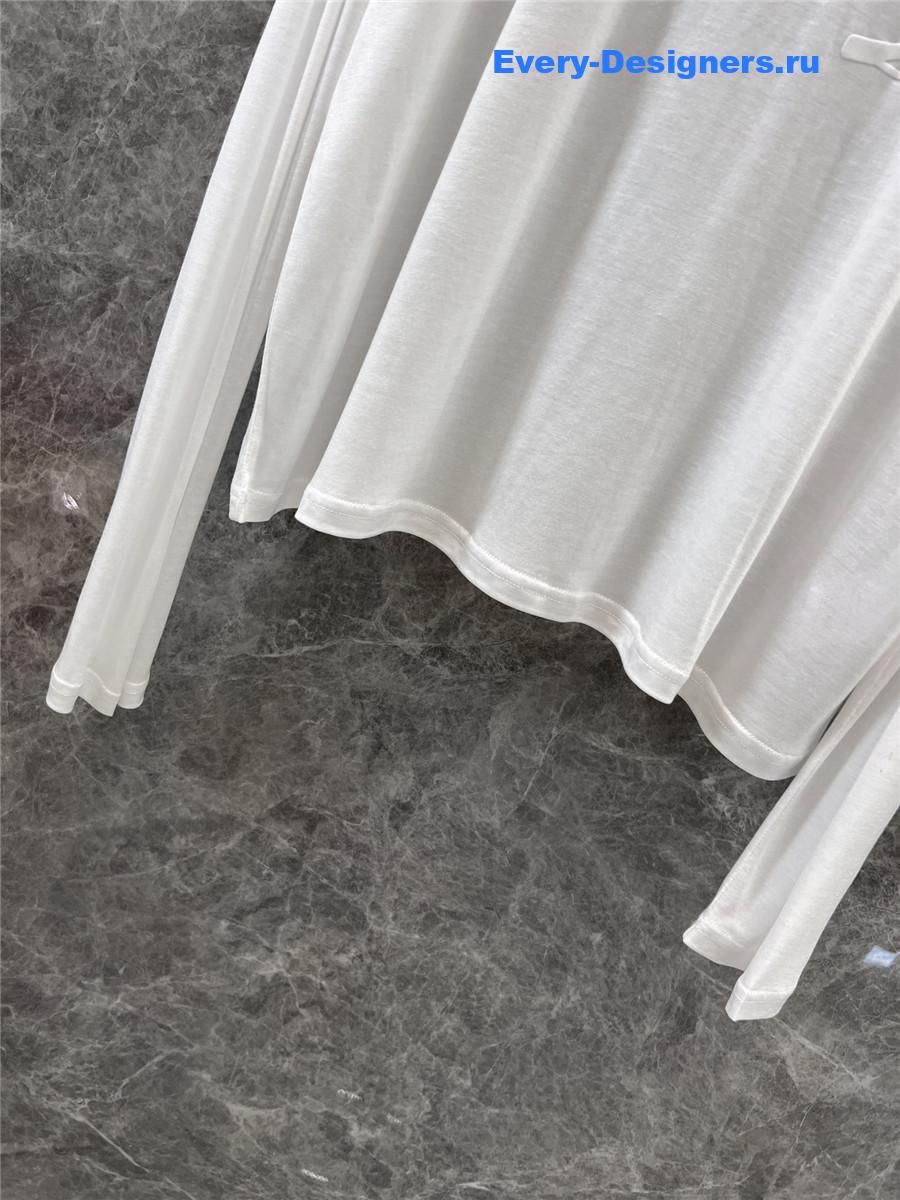 Ch**el logo print long sleeve top