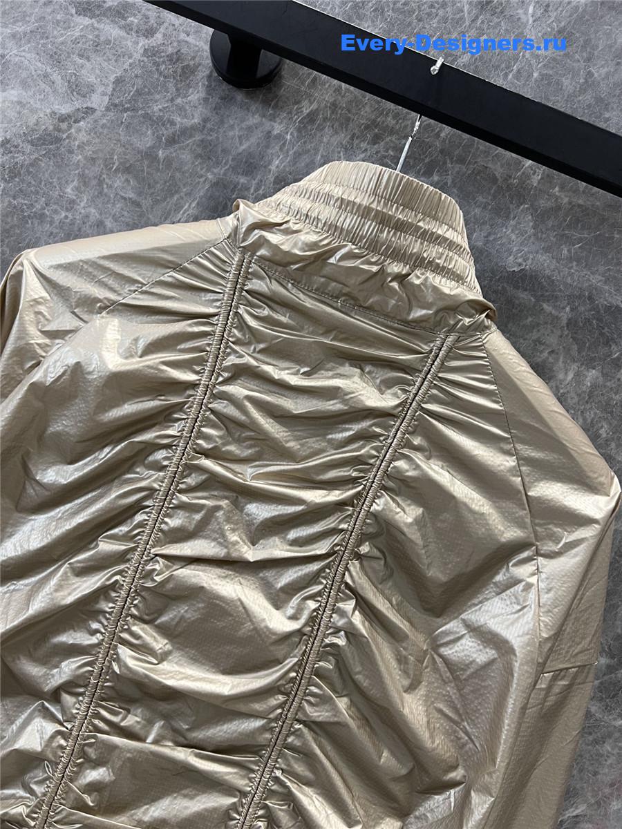 Moncler Doride Seamed Bomber Jacket Beige