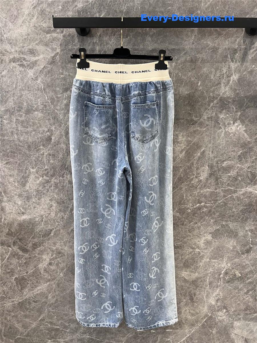 Ch**el gradient washed jeans