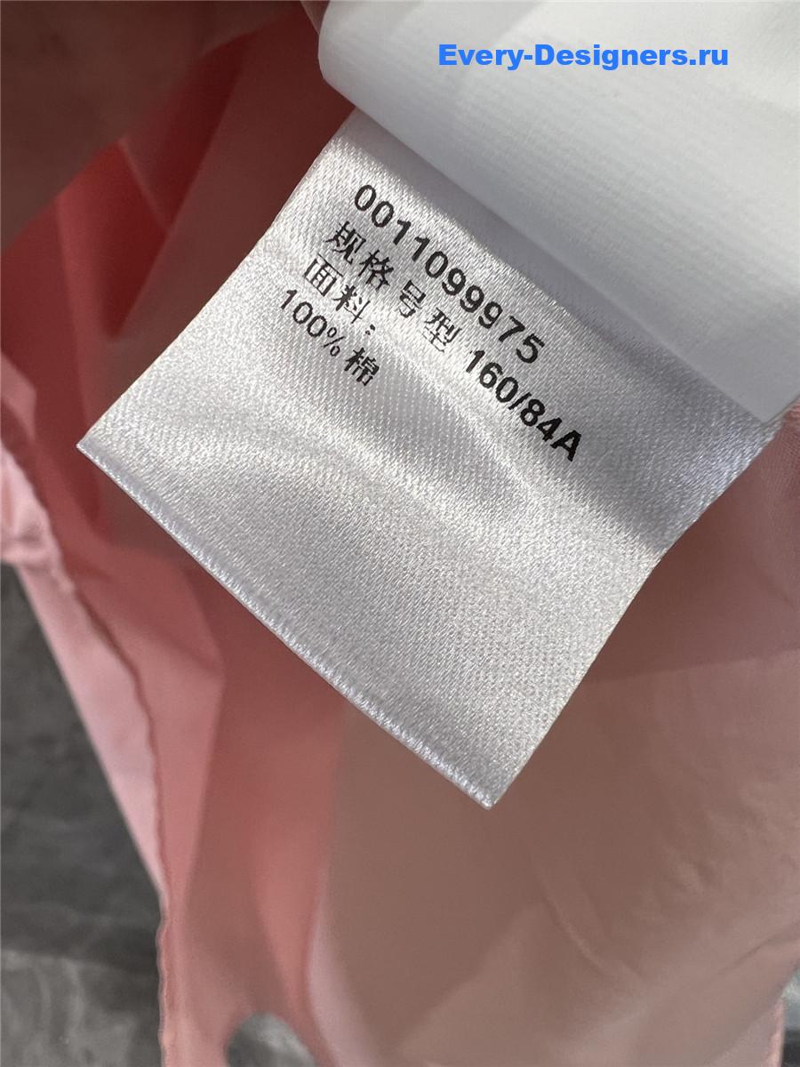 L0ew* irregular pink loose shirt