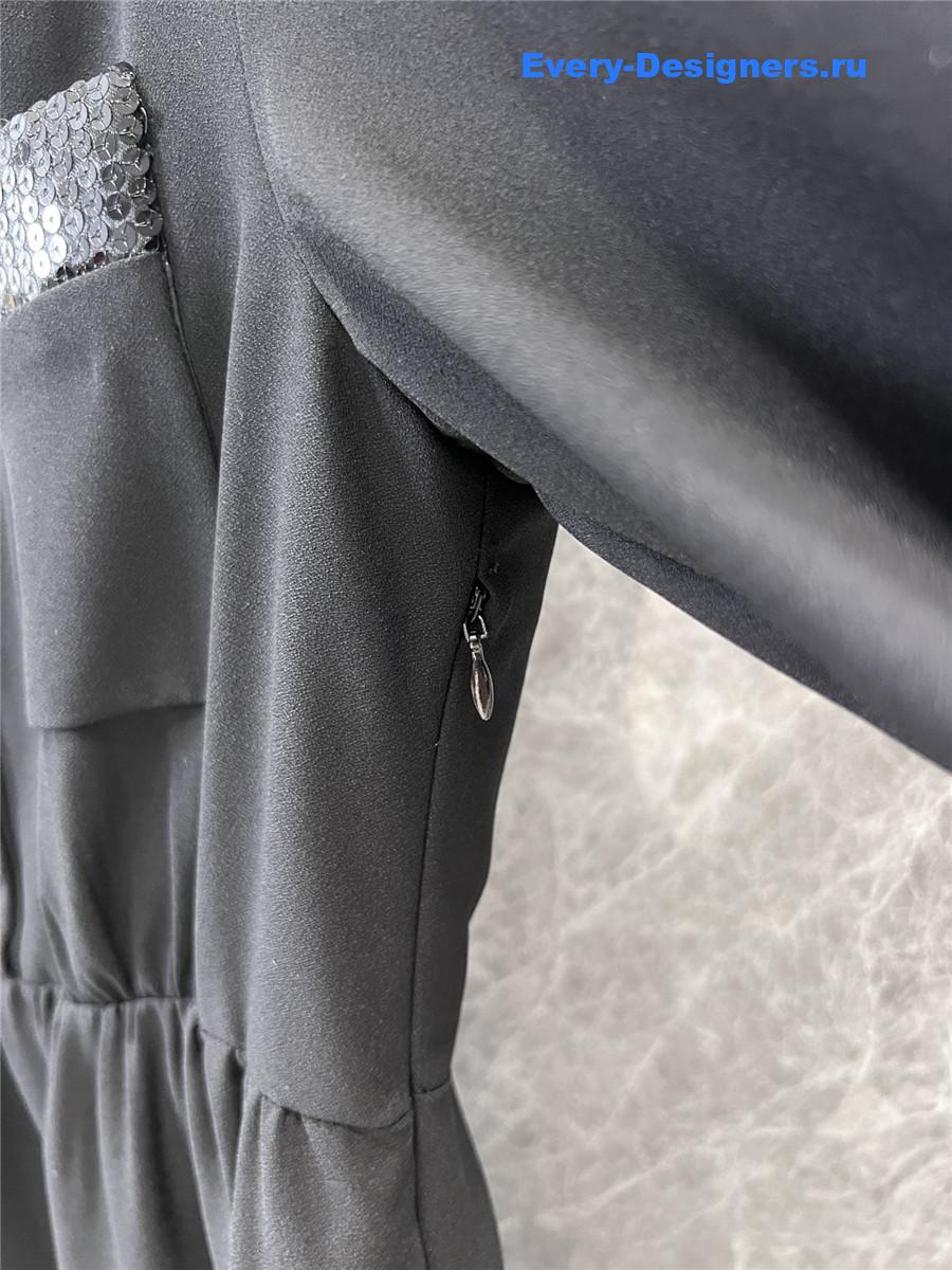 Ce1i*e spangle collar black dress