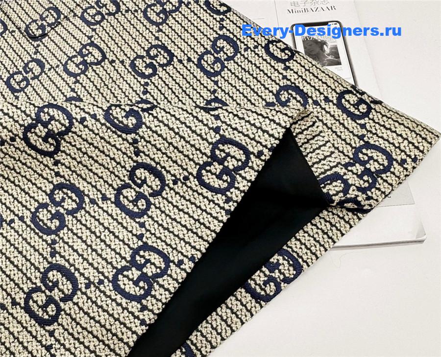 Gvc*1 gg-jacquard wool dress