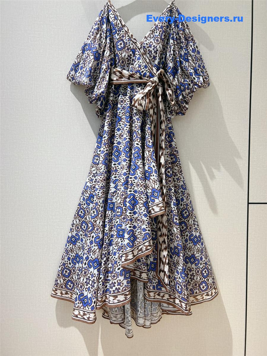 ZIMM Lace-Up Camisole Dress