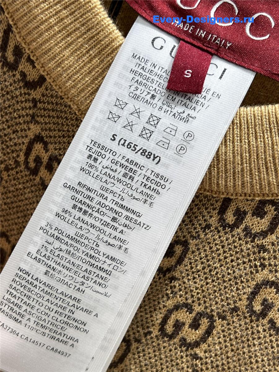 Gvc*1 gg letter rhinestone knitted cardigan