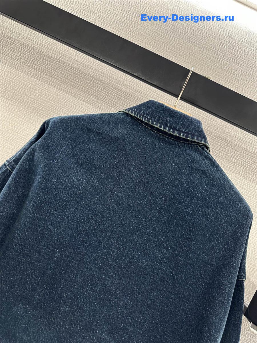 Pra*a cropped denim jacket