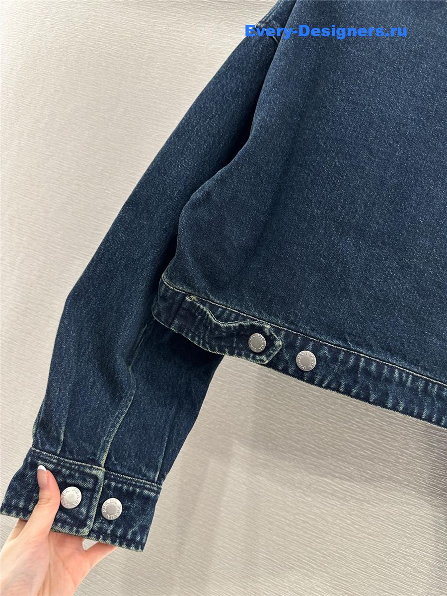 Pra*a cropped denim jacket