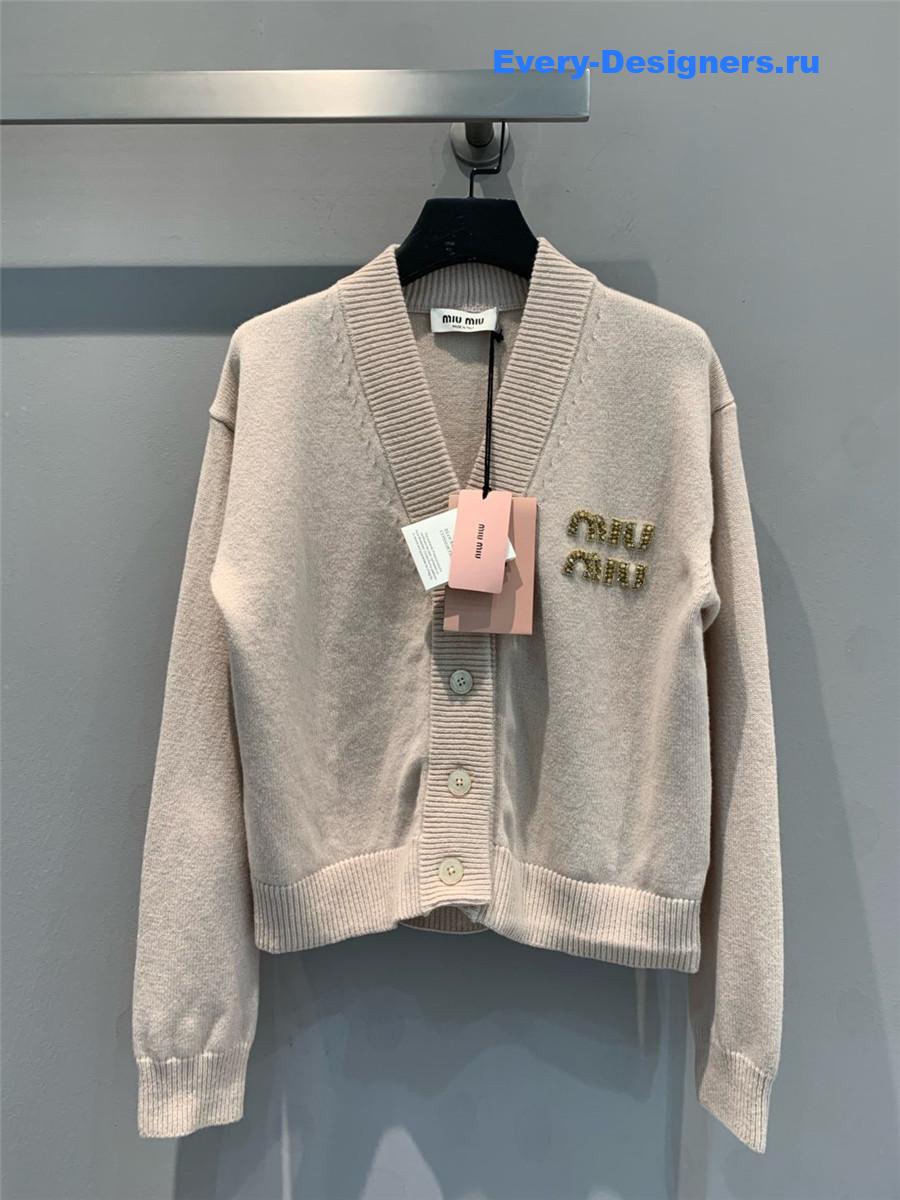 Miu Miu Women’s V-Neck Knitted Cardigan