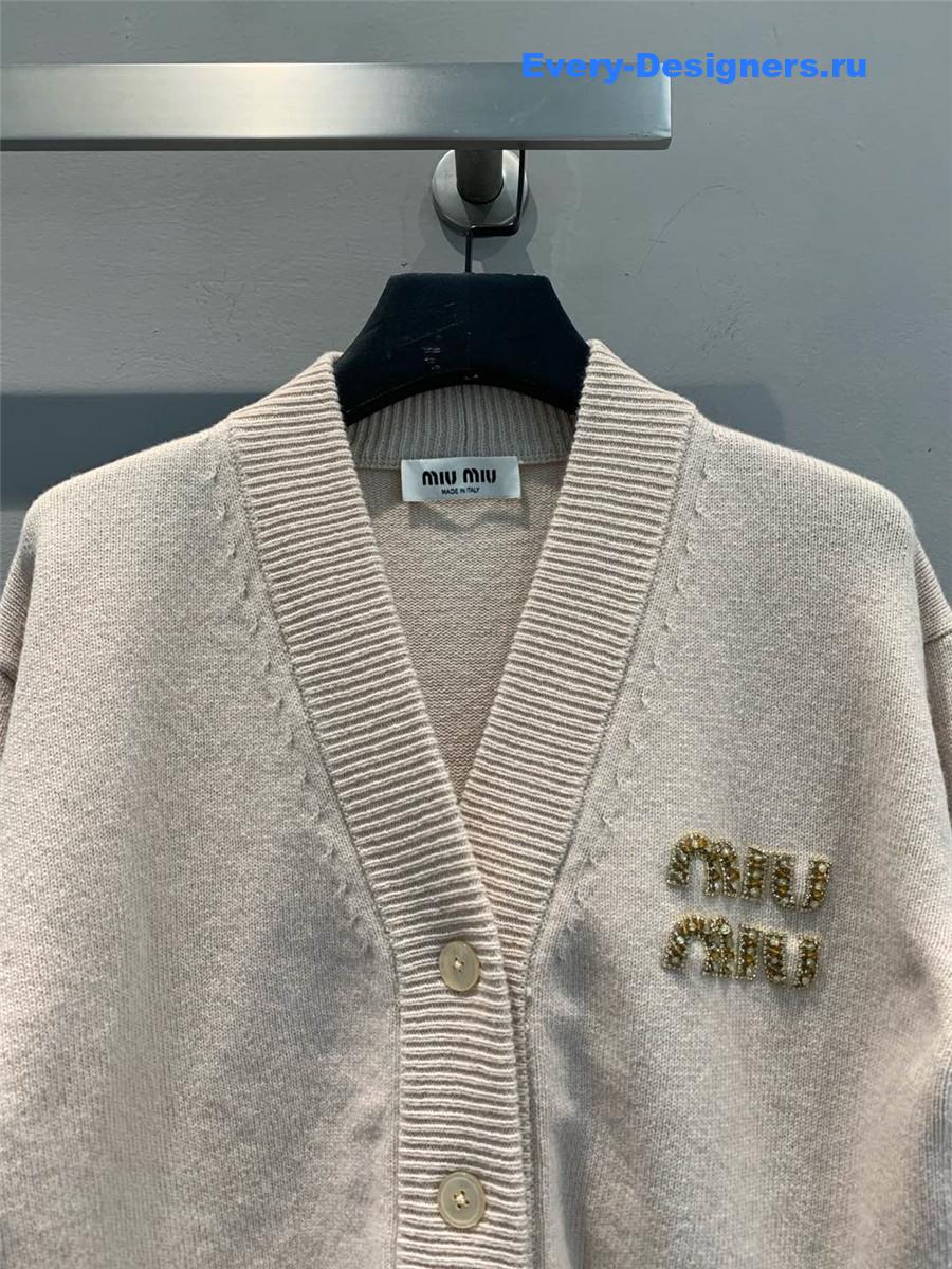 Miu Miu Women’s V-Neck Knitted Cardigan