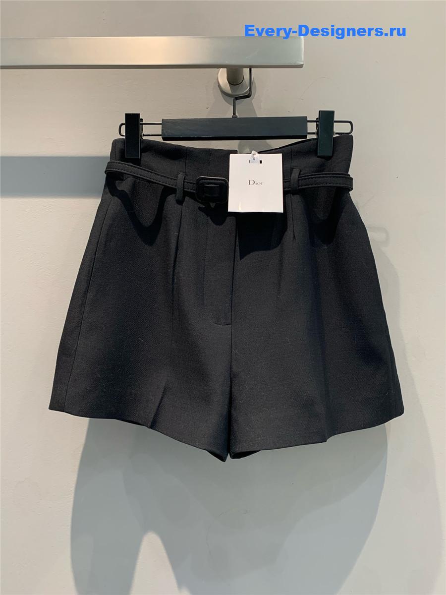 D10r cd black silk shorts