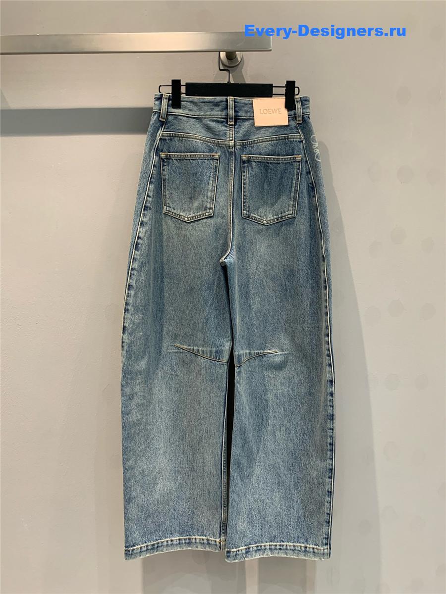 L0ew* denim high-waisted jeans