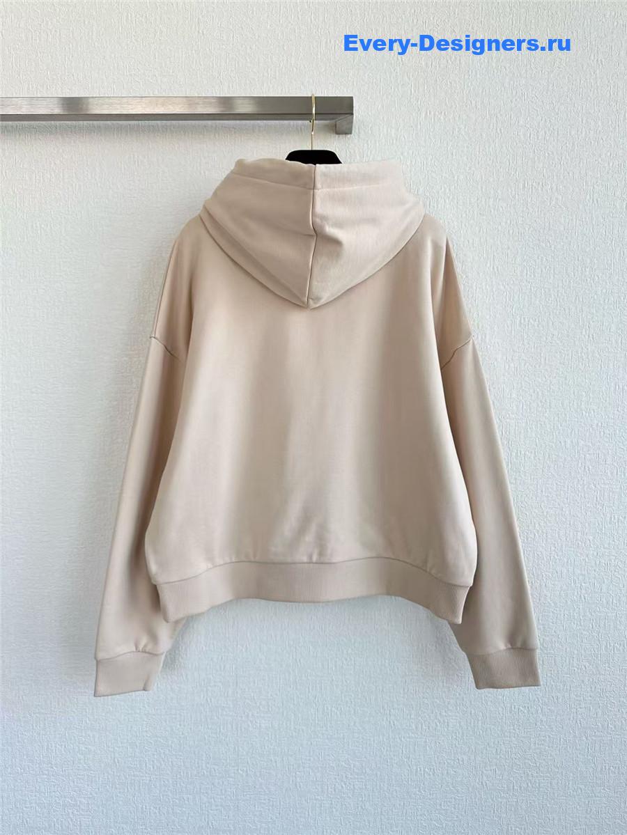 Ce1i*e lettering printed hooded sweatshirt