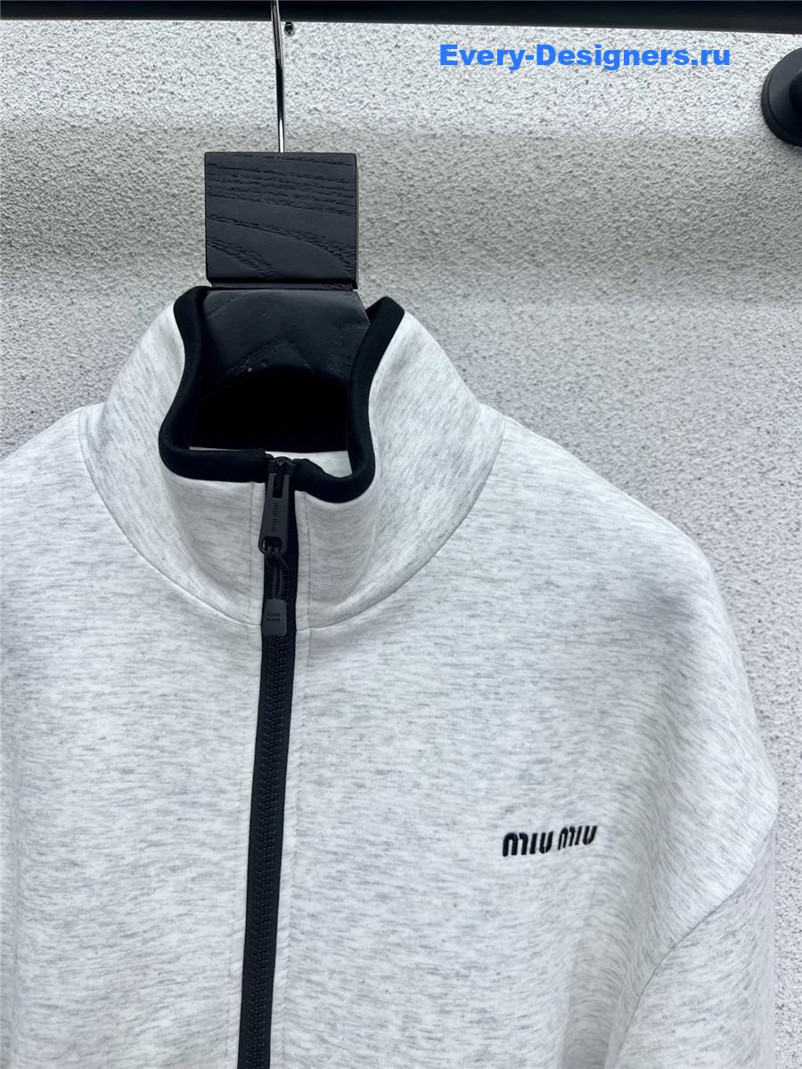 Miu Miu Zip-Up Jacket Suit