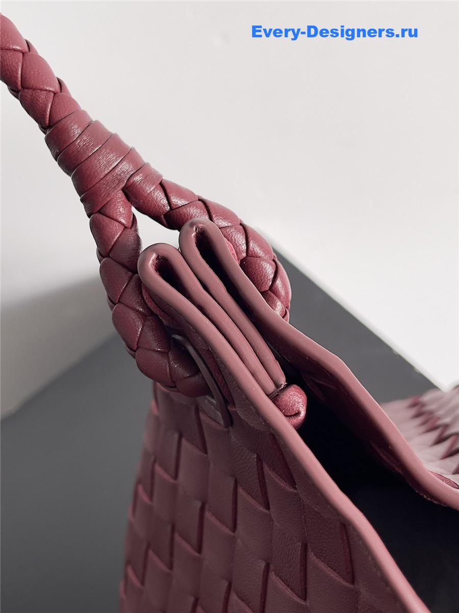 b0tt*ga Ven*ta large andiamo parachute bag burgundy