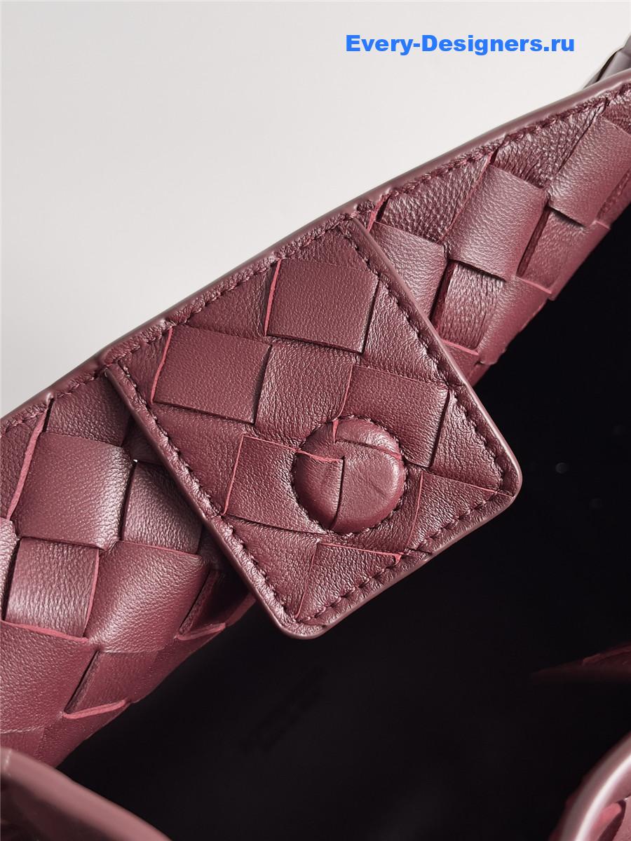 b0tt*ga Ven*ta large andiamo parachute bag burgundy