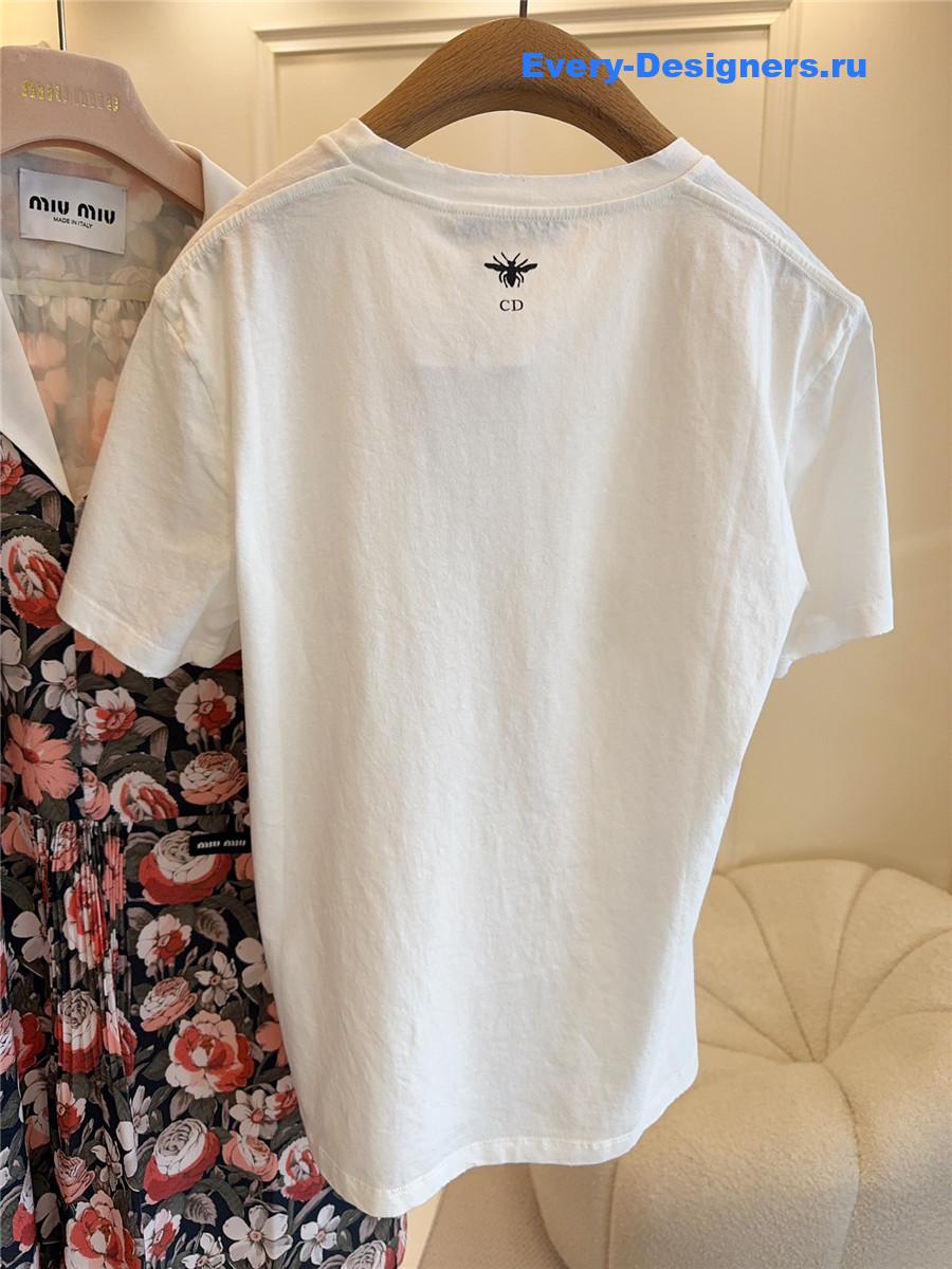 D10r pentagram embroidered t-shirt