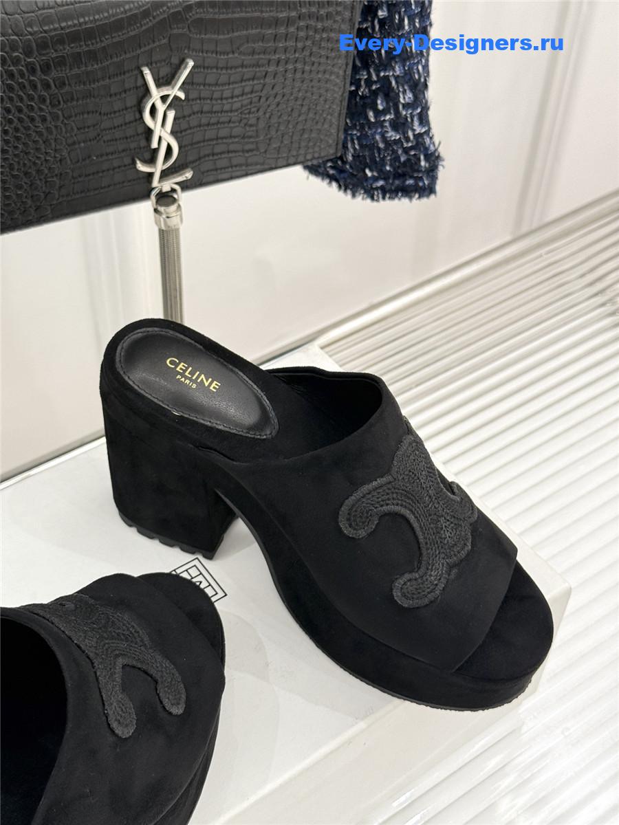 Ce1i*e elena platform slippers