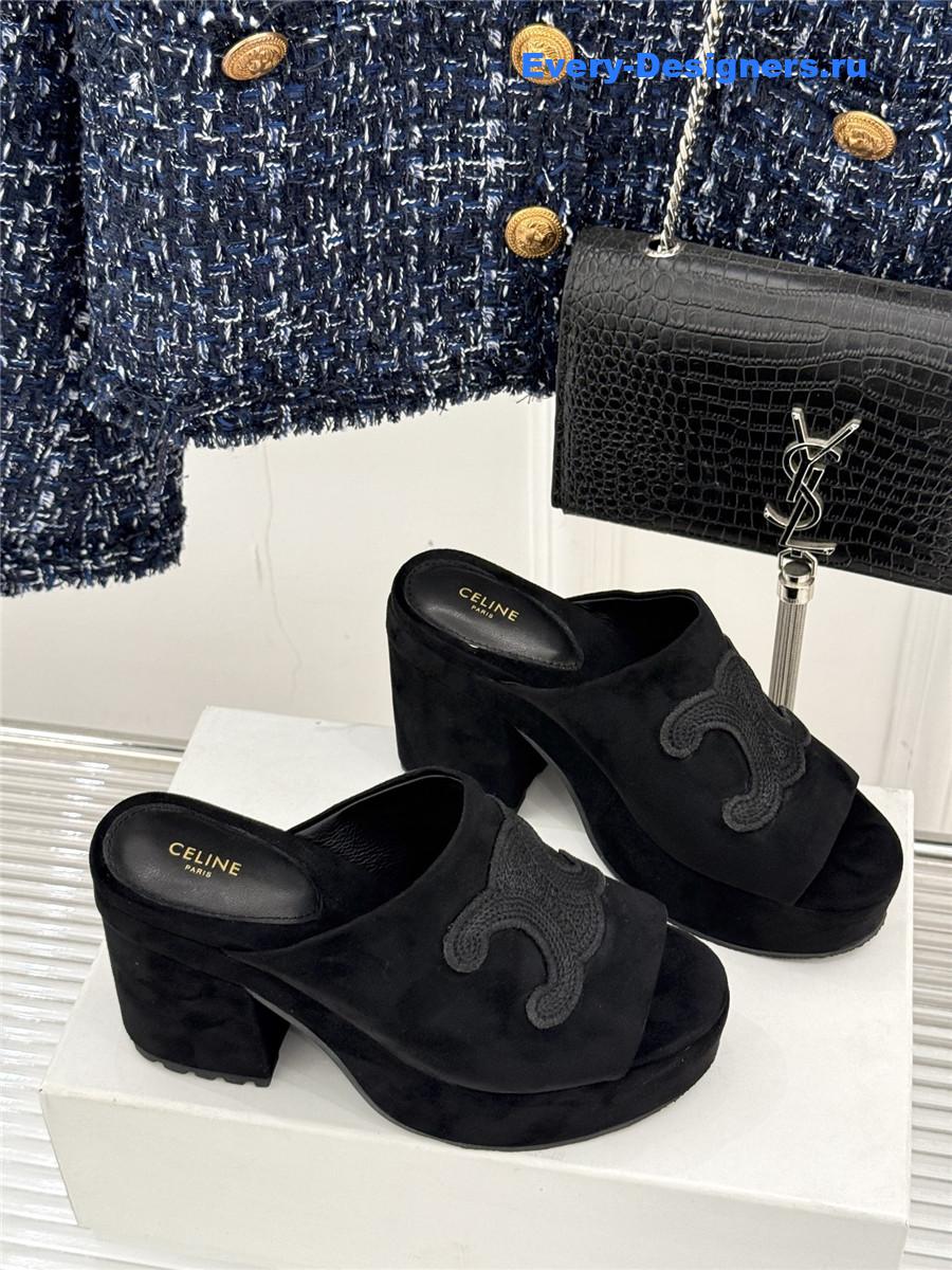 Ce1i*e elena platform slippers