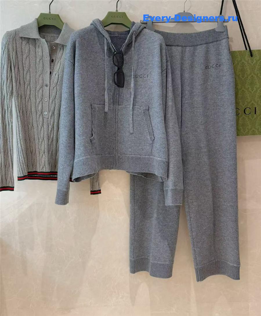 Gvc*1 grey wool casual suit