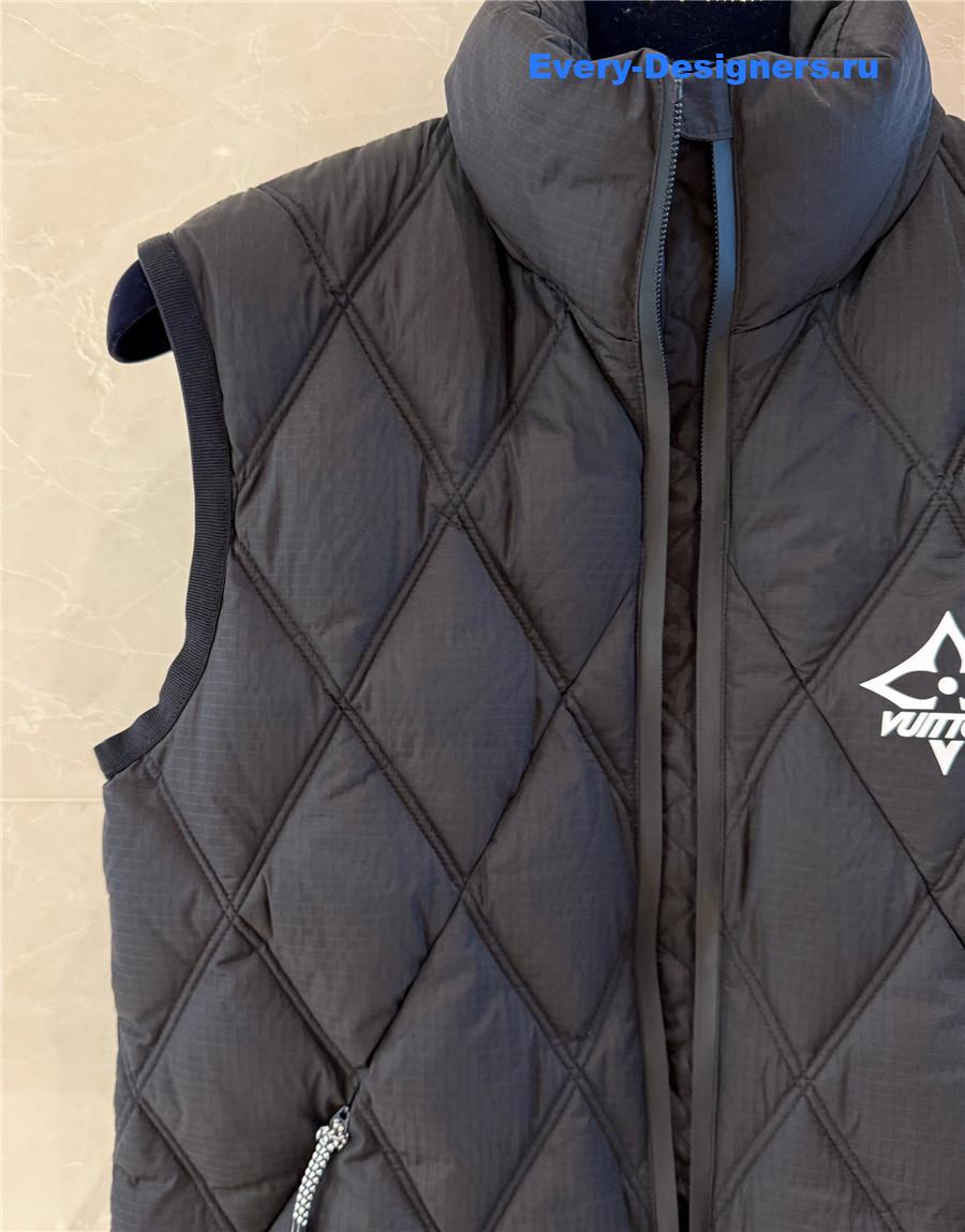 l0vis vvtt0n D1am0nd ripstop puffer gilet