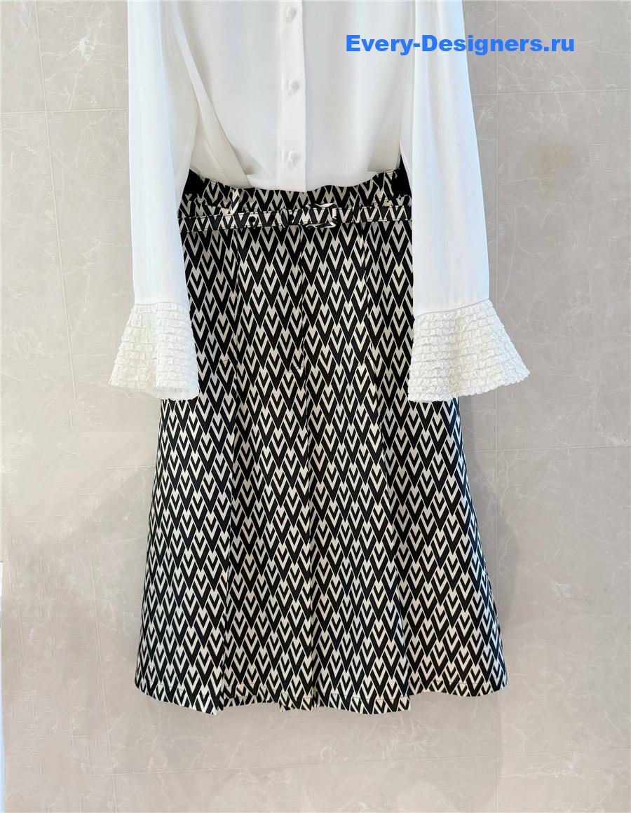 Va1e*ntin0 lace silk shirt