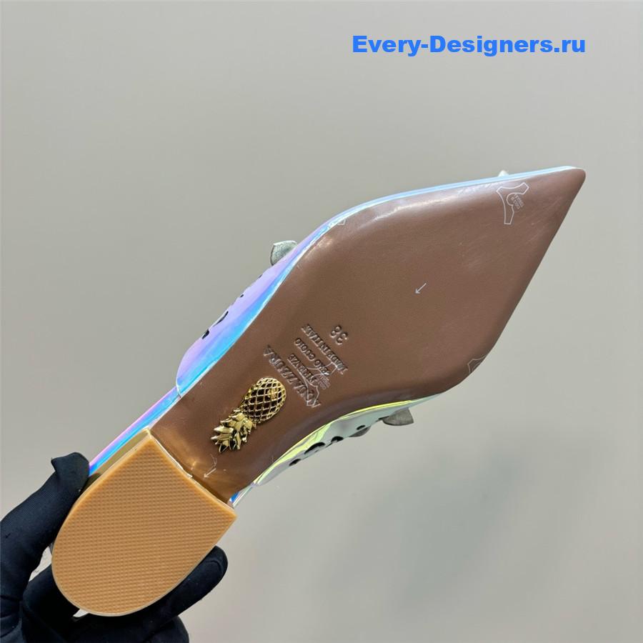 Aquazzura Pointed Flat Mules