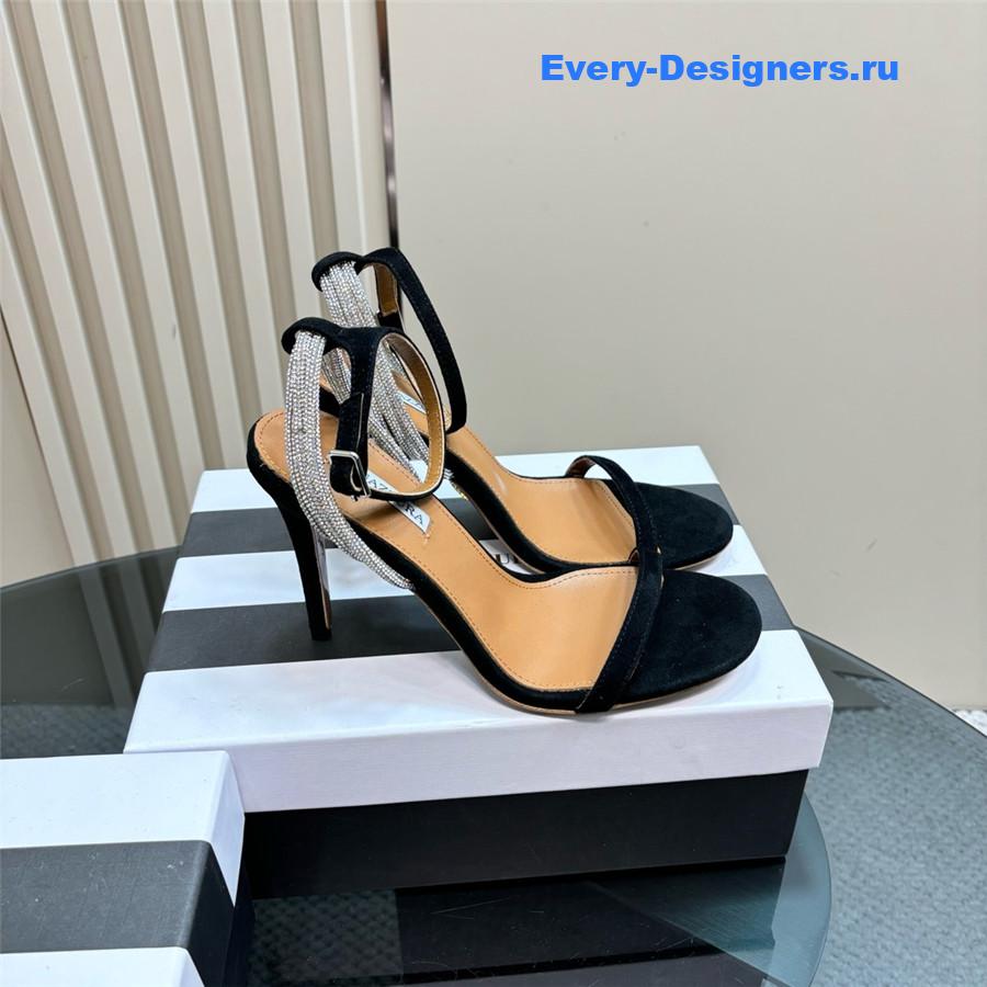 Aquazzura Wild At Heart 105 Sandal Black