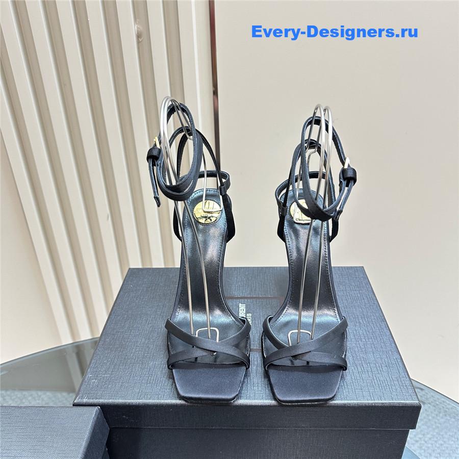 Sa1nt Lau*nt black opyum sandals