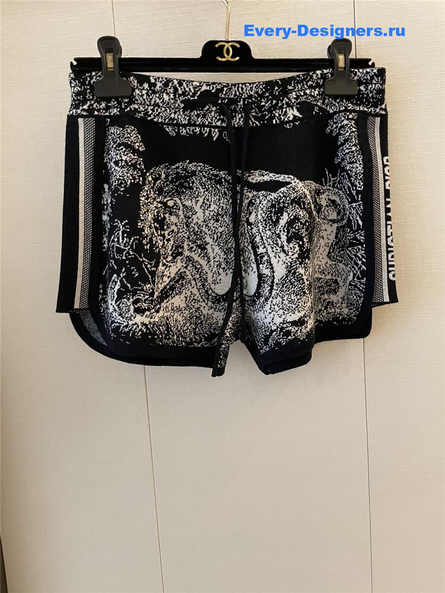 D10r cashmere wool blend knit suit black