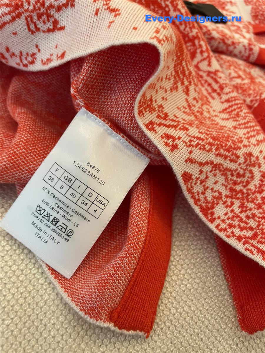 D10r cashmere wool blend knit suit