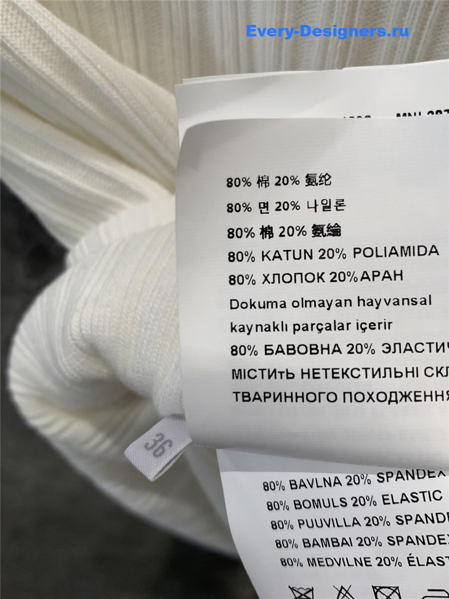 Miu Miu Red Embroidered Crew Neck Top