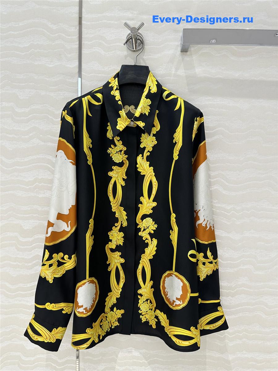 Versace Cameo Silk Shirt
