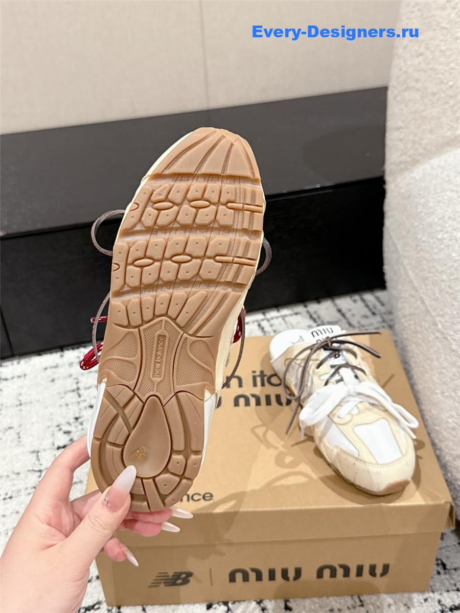 Miu Miu x New Balance Mules in Neutrals