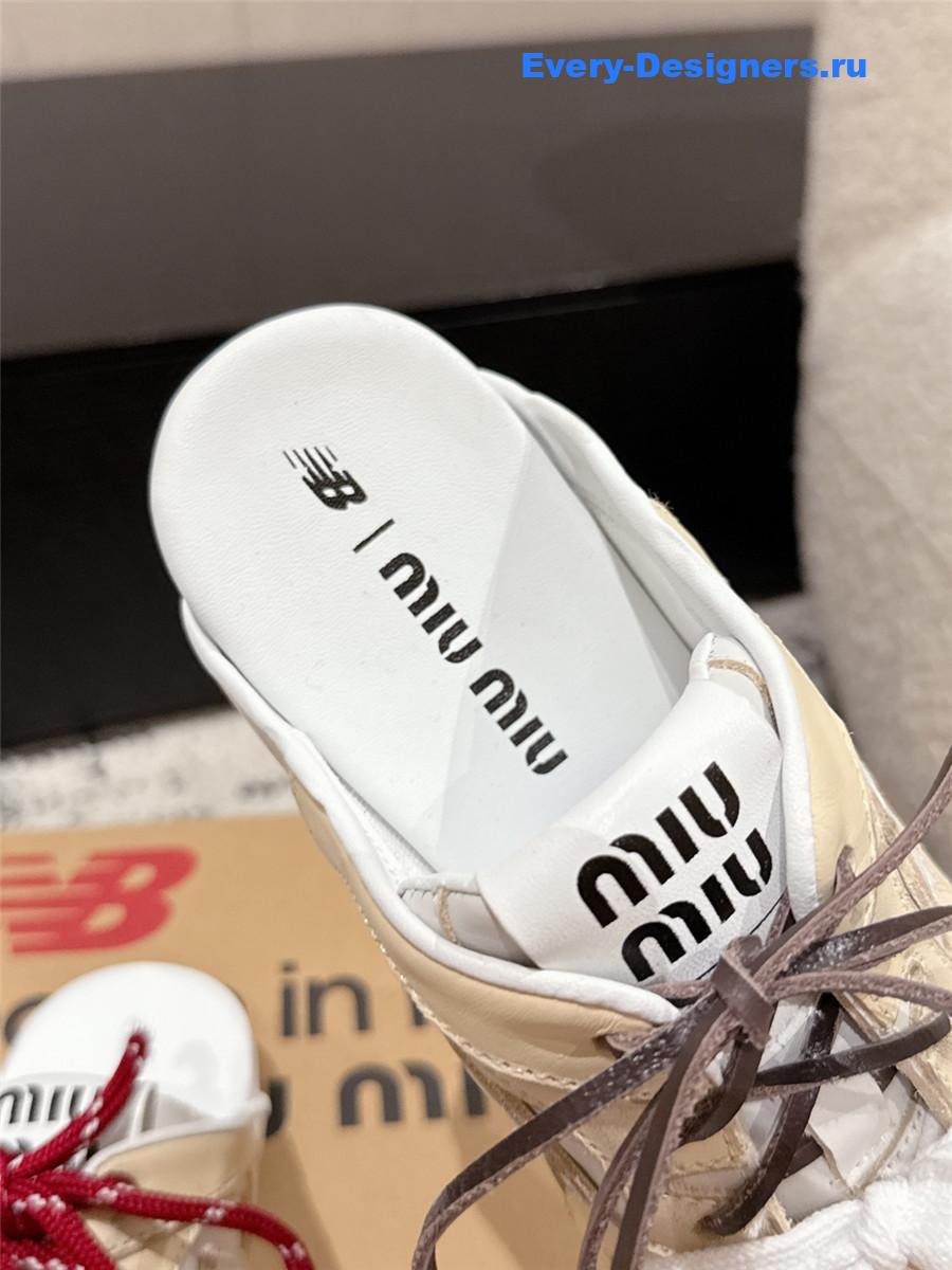 Miu Miu x New Balance Mules in Neutrals