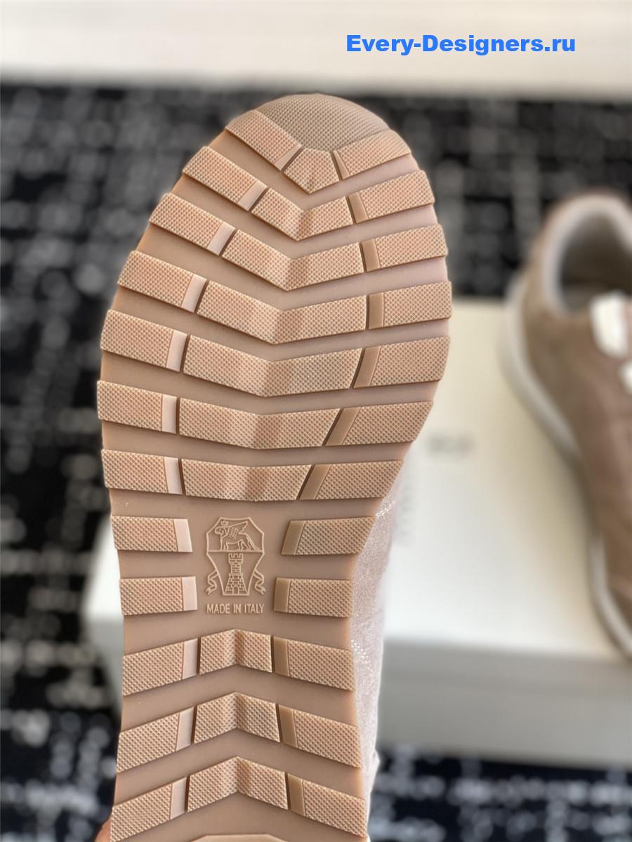 BC 10mm Suede Low Top Sneakers Brown