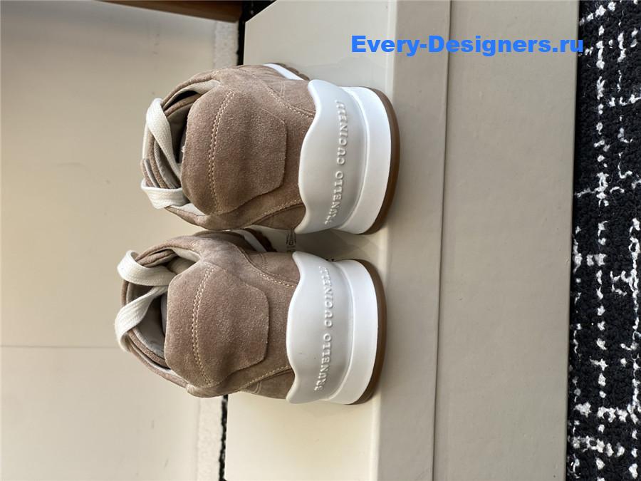 BC 10mm Suede Low Top Sneakers Brown