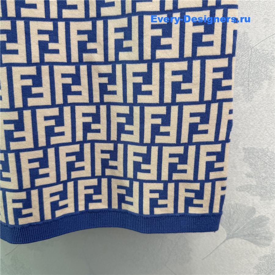 F**di ff monogram knitted dress